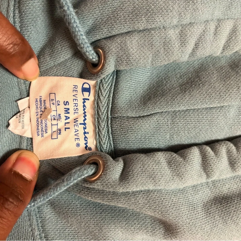 Authentic Champion Crop Top Hoodie - Picture 2 of 4